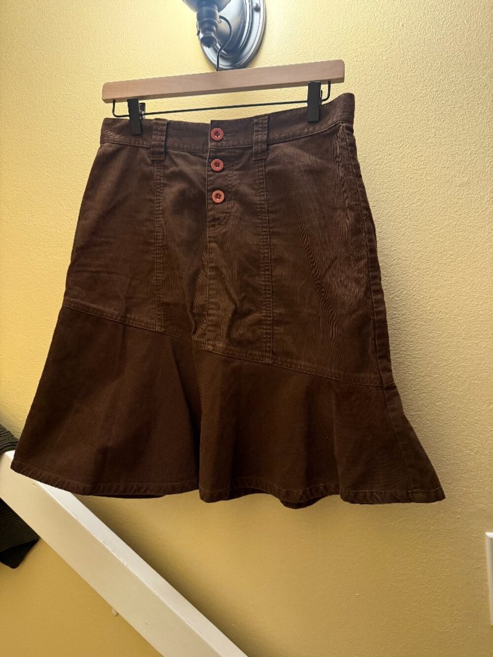 Brown Corduroy Calvin Klein Skirt (2P)